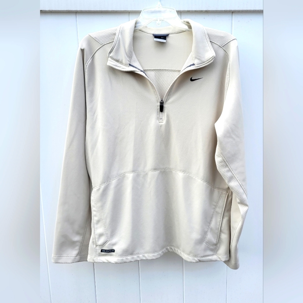 Nike Sphere Dry 1/4 Zip Long Sleeve Pullover Size M